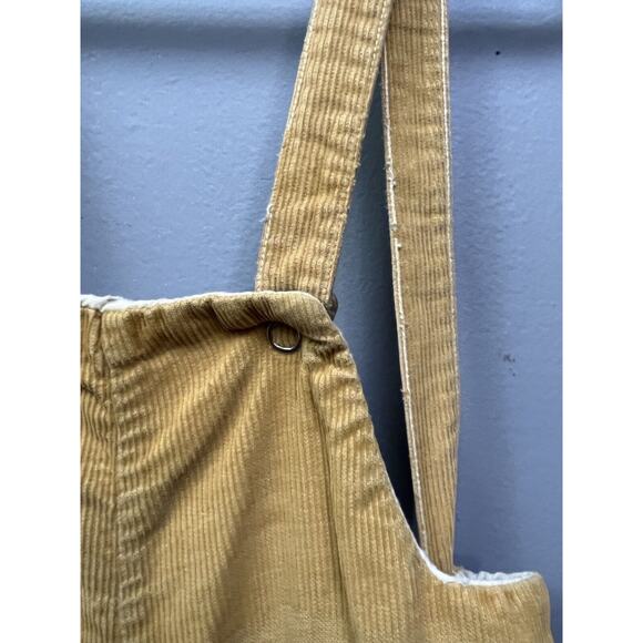 Vintage HEALTHTEX tan corduroy overalls heart patches 6‎ months - Picture 8 of 10